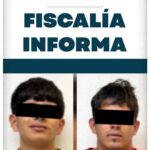Ficha informativa de la Fiscalía de Jalisco sobre la aprehensión de dos hombres por presunta crueldad animal contra la perrita Vaquita