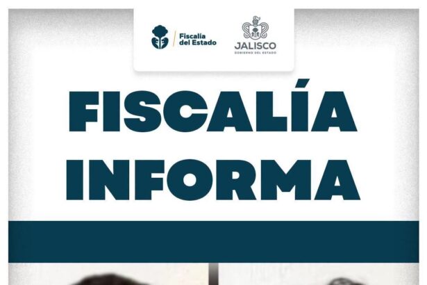 Ficha informativa de la Fiscalía de Jalisco sobre la aprehensión de dos hombres por presunta crueldad animal contra la perrita Vaquita