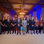 Autoridades durante el TechDay 2026, donde el C5i de Aguascalientes recibió reconocimiento por innovación en seguridad pública