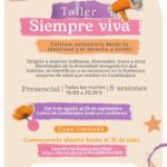 Cartel de la convocatoria al taller Siempreviva del Gobierno de Guadalajara