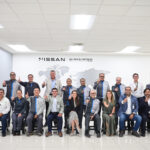 Tere Jiménez y representantes de Nissan, CFE y Cenace participan en reunión de planeación industrial en la Planta A1 de Nissan en Aguascalientes.