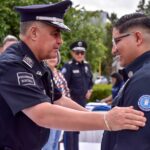 Bomberos de Aguascalientes reciben reconocimientos durante la conmemoración del Día del Bombero.