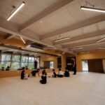Interior de la Colmena Agua Azul, espacio comunitario entregado en su segunda etapa en el Parque Agua Azul de Guadalajara.
