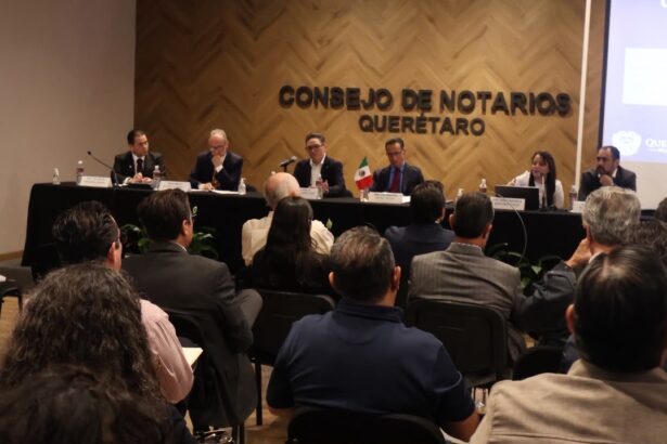 Sesión informativa del Municipio de Querétaro con el Consejo de Notarios sobre el Programa de Estímulo Fiscal Familiar por Transmisión Patrimonial.