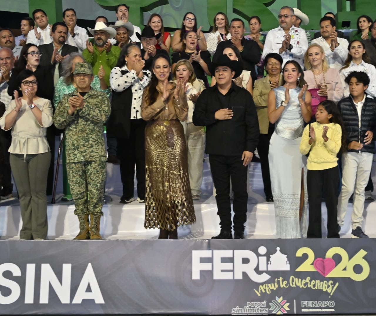 Autoridades de Guanajuato y San Luis Potosí participan en la inauguración de la Feria Nacional Potosina 2026.