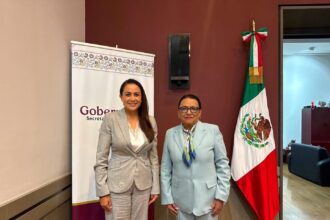 Tere Jiménez se reúne con Rosa Icela Rodríguez para revisar proyectos estratégicos de Aguascalientes.