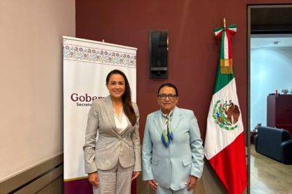 Tere Jiménez se reúne con Rosa Icela Rodríguez para revisar proyectos estratégicos de Aguascalientes.