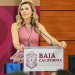 Marina del Pilar Avila Olmeda presenta acciones de dignificación policial del Gobierno de Baja California.