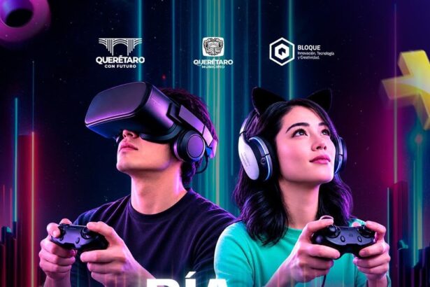 Cartel del Día del Gamer en BLOQUE, actividad del Municipio de Querétaro para cerrar el Mes de la Juventud con videojuegos, esports y cultura geek.