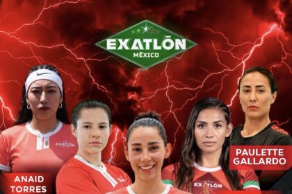 Imagen promocional de Exatlón México con Montserrat Mejía como integrante del Equipo Rojo.