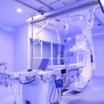 Sala de Hemodinamia equipada con angiógrafo en el Centenario Hospital Miguel Hidalgo de Aguascalientes.