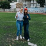 Vero Delgadillo supervisa la rehabilitación de la Unidad Deportiva 41 en Balcones de Oblatos, en Guadalajara.