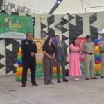 Autoridades de Zapopan durante la clausura de los Cursos de Verano de Protección Civil y Bomberos para niñas y niños.