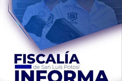 Imagen institucional de la Fiscalía General del Estado de San Luis Potosí usada para informar sobre una investigación en Santa María del Río.