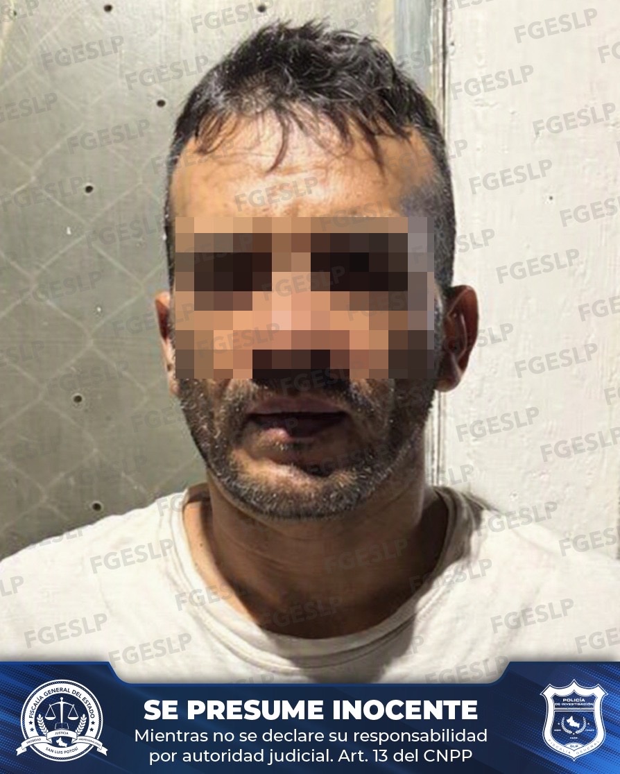 Imagen difundida por la Fiscalía General del Estado de San Luis Potosí sobre una persona imputada en un caso de desaparición de personas.