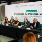 Mesa Sectorial de Transporte de Personal realizada en Tijuana, Baja California.