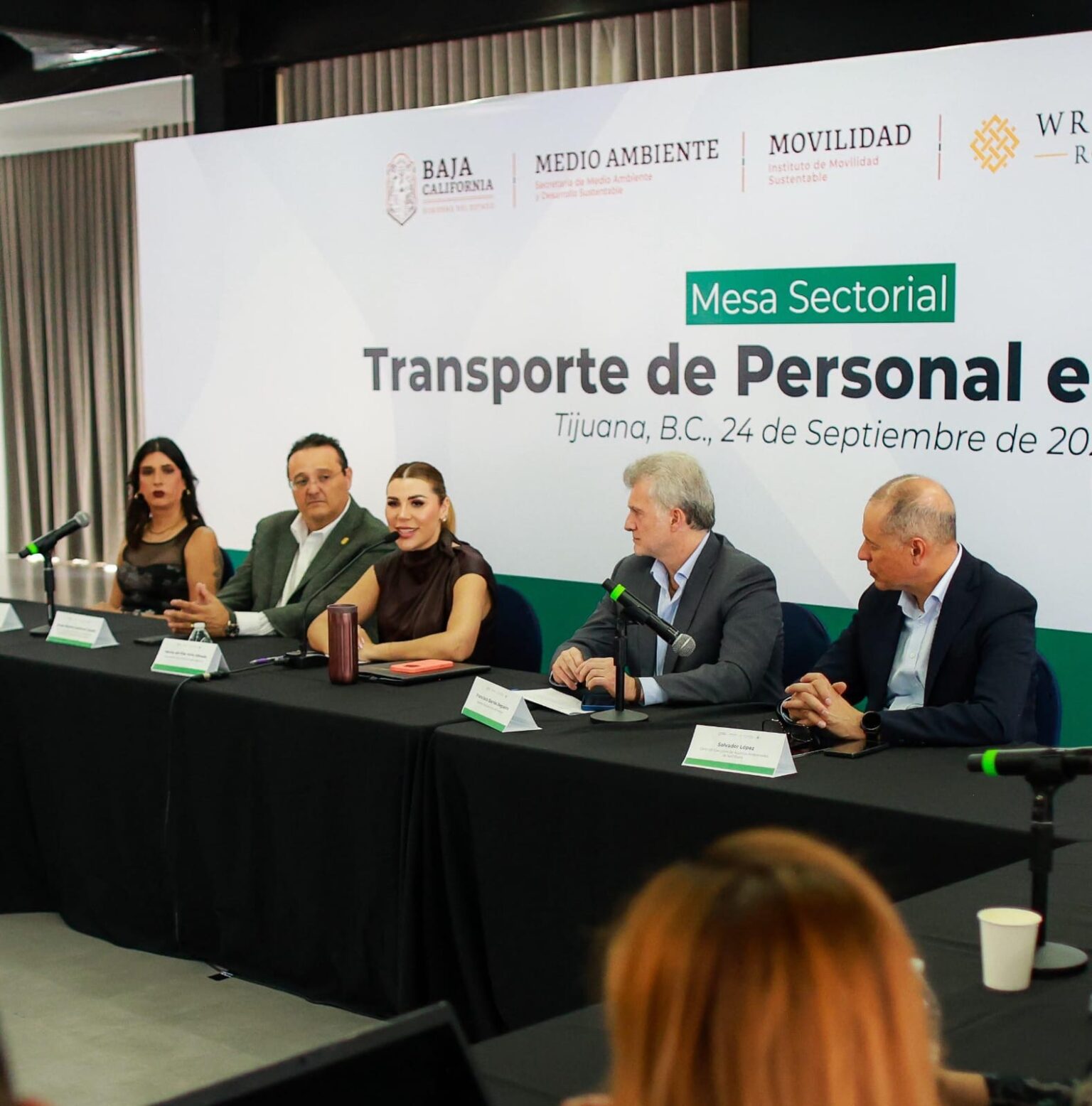Mesa Sectorial de Transporte de Personal realizada en Tijuana, Baja California.