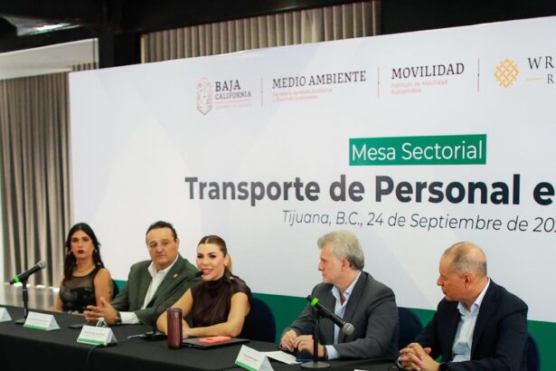 Mesa Sectorial de Transporte de Personal realizada en Tijuana, Baja California.