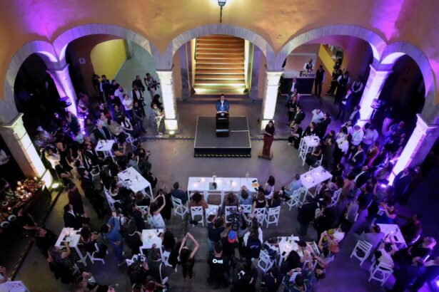 Inauguración del Hay Festival Querétaro 2026 con autoridades y asistentes en una sede cultural de la ciudad.