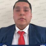 Imagen difundida por la Fiscalía General del Estado de San Luis Potosí de Federico “N”, detenido en cumplimiento de una orden de aprehensión.
