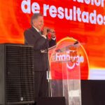 Juan José Frangie durante un ejercicio de rendición de cuentas en Zapopan, Jalisco.