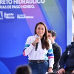 Entrega de calles pavimentadas con concreto hidráulico en Norias de Paso Hondo, Aguascalientes.