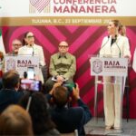 Conferencia de prensa del Gobierno de Baja California sobre el proyecto de la planta desalinizadora de Playas de Rosarito.