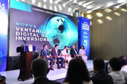 Presentación de la Ventanilla Digital de Inversiones del Gobierno de Aguascalientes.