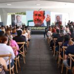 Asistentes al homenaje realizado en San Pedro Garza García en memoria de Mauricio Fernández Garza.