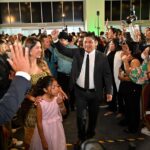 Ricardo Gallardo Cardona durante la presentación de su Quinto Informe de Resultados en San Luis Potosí.