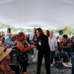 Encuentro con vecinas y vecinos durante la presentación de acciones de recuperación del espacio público en Guadalajara.
