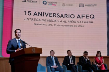Ceremonia por el XV aniversario de la Asociación de Fiscalistas del Estado de Querétaro y entrega de la Medalla al Mérito Fiscal.