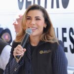Autoridades de Baja California durante un acto público relacionado con acciones de prevención y Protección Civil.