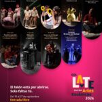 Cartel de Late con las Artes Escénicas 2026, con programación de teatro, danza y música en Guadalajara.