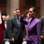 Claudia Sheinbaum durante su Segundo Informe de Gobierno.