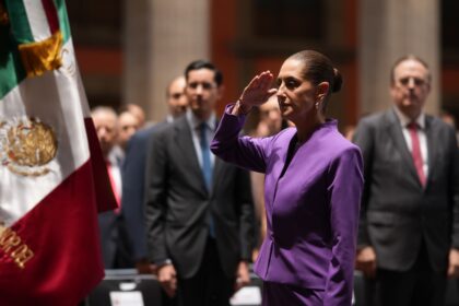 Claudia Sheinbaum durante su Segundo Informe de Gobierno.