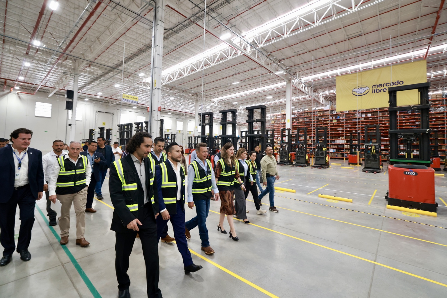 Recorrido por el nuevo centro de distribución de Mercado Libre en El Salto, Jalisco.