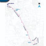 Mapa de la nueva Ruta 53 entre Aguascalientes y Jesús María.