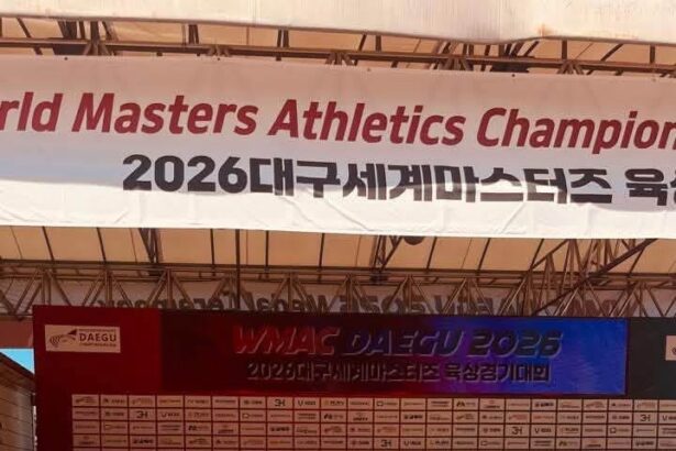 Atletas mexicanas participantes en el World Masters Athletics Championships Daegu 2026 en Corea del Sur.