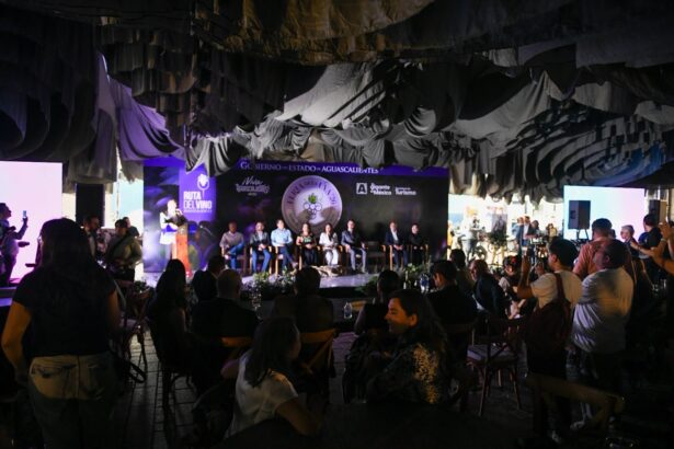 Ceremonia inaugural de la Feria de la Uva 2026 en Aguascalientes.
