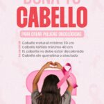 Cartel de la campaña de donación de cabello para elaborar pelucas oncológicas en San Pedro Garza García.