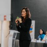 Vero Delgadillo durante el encuentro “Nutrir familias, cuidar comunidades” organizado por DIF Guadalajara.