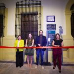 Reapertura del Museo El Centenario en su nueva sede en San Pedro Garza García, con autoridades durante el corte de listón.