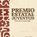 Cartel de la convocatoria al Premio Estatal de la Juventud 2026 del Gobierno de Baja California y Juventud BC.