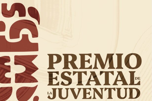 Cartel de la convocatoria al Premio Estatal de la Juventud 2026 del Gobierno de Baja California y Juventud BC.
