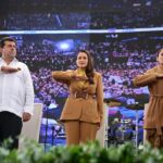 Celebración del 15 aniversario de CATEM en Aguascalientes con autoridades y representantes sindicales.