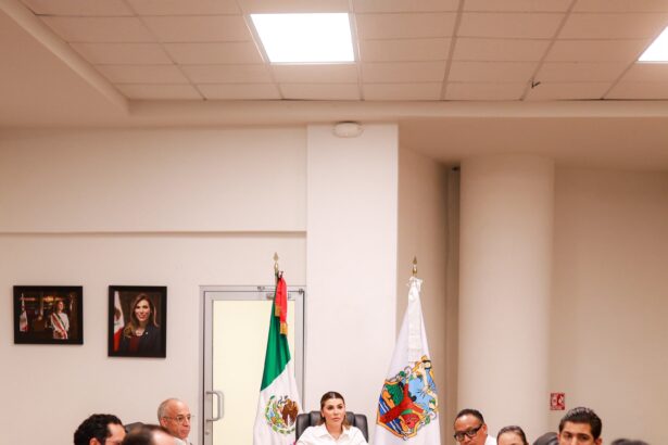 Autoridades de Baja California y representantes de la CFE reunidos en una mesa de trabajo sobre mantenimiento eléctrico.